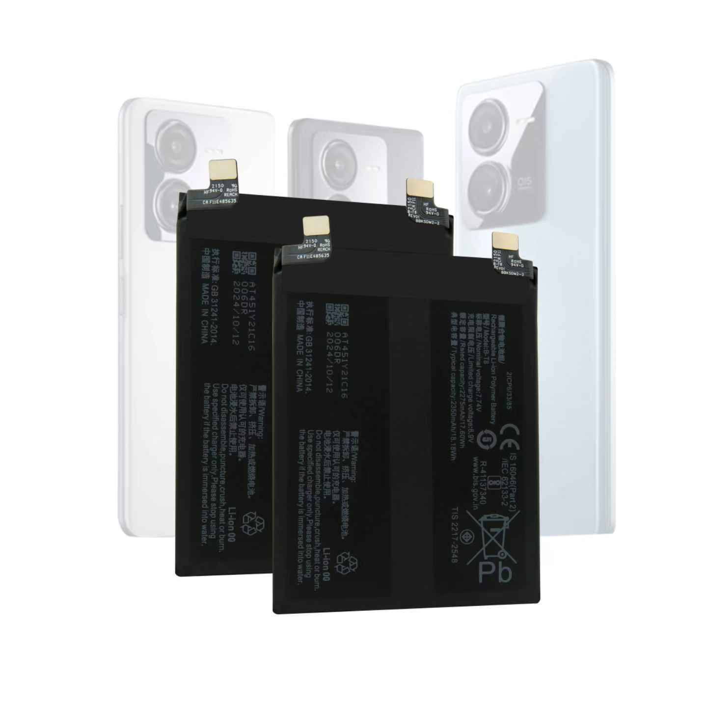 XYNOEM High-Capacity B-T8 Lithium-Ion Battery for VIVO IQOO 9 Pro