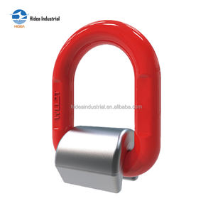 Anneau en D pivotant Hidea avec pince à ressort, accessoires durables en acier allié plastifié, anneau en D G80 à souder, anneau en D pivotant à sertir - Product Image 4