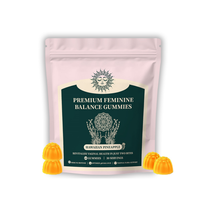 Gummies Équilibre Féminin Saveur Ananas Hawaïen 60 Comprimés 30 Portions Sachet pour le Bien-être Quotidien des Femmes Vente en Gros