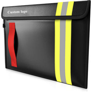 Sac à documents ignifuge et résistant à l'eau pour documents légaux et objets de valeur, pochette de protection à double fermeture éclair - Product Image 1