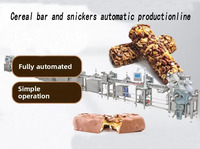 Automatische Müsliriegel-Maschine, Puffreisriegel-Schneidemaschine, Getreide-Müsli-Proteinriegel-Produktionslinie