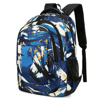 Sac à dos de grande capacité pour hommes et femmes voyage en plein air loisirs sac à dos Oxford Camouflage étudiant sac d'école