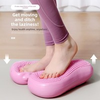 Nuevo Modelo de Bicicleta Estática de Pedales para el Hogar, Máquina de Ejercicio para Mujeres, Reductora de Grasa, Pedal Inflable, Material de PVC, Resistencia al Aire