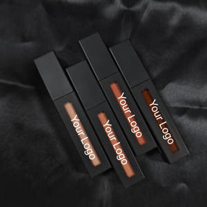 Mới Đến Son Bóng Không Có Logo Lâu Dài Son Môi Lỏng Tốt Nhất Bán Đen Ống Màu Sắc Khỏa Thân Giá Rẻ Son Bóng - Product Image 6