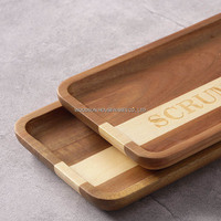 Woodsun Acacia platos de madera para aperitivos para regalo de Navidad Alibaba