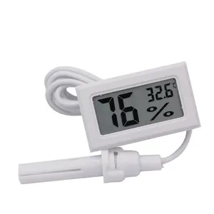 Mini Electronic Hygrometer Thermometer Digital Monitor Indoor Outdoor Humidity Meter Gauge Temperature For Greenhouse Reptile