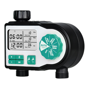 Vườn cỏ sân <span class=keywords><strong>LCD</strong></span> hiển thị tự động thông minh không thấm nước pin điện 2 Outlet thông minh nước hẹn giờ hệ thống tưới tiêu - Product Image 3