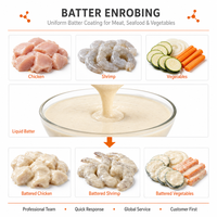 Machine automatique de panification pour tempura, filets de poisson, et revêtement humide – Équipement de production alimentaire pour usine