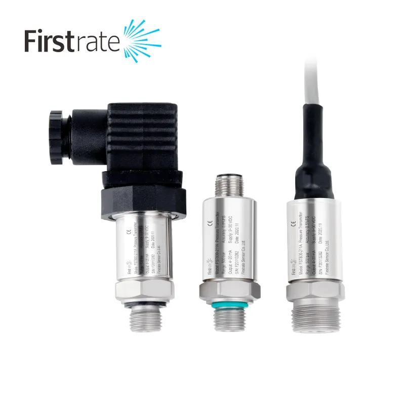 Firstrate FST800-211A oem alta precisão 0.5-4.5v miniatura piezo 4-20ma sensores de pressão para água óleo líquido