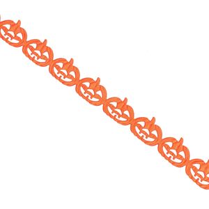 Ruban d'Halloween gaufré de haute qualité, 2 cm, pour couronnes et décorations, idéal pour les loisirs créatifs, 5 yards/rouleau - Product Image 5