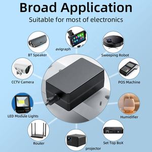HNT Eu Us Dc Plug 24W Chargeur 12V 2A 2000mA Adaptateur DC 5.5mm X 2.1mm Chargeur d'alimentation pour lecteur <span class=keywords><strong>TV</strong></span> Box avec CE FCC Approved - Product Image 2