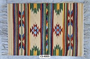 Tapis en coton fait main, moderne, minimaliste, lavable en machine, pour les voyages et la maison - Product Image 2