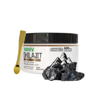 Résine de Shilajit Liquide Personnalisable 50g, Extrait Pur et Naturel d'Acide Fulvique de l'Himalaya, Extrait Végétal de Qualité Alimentaire, Complément de Shilajit