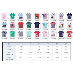 Camiseta Infantil de Algodón con Dibujos Animados para Niños, Ropa de Verano para Bebés - Product Image 2