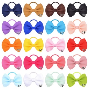 20 Màu Sắc 2.75 Inch Trẻ Em Mũ Nón Rắn Grosgrain Ribbon Tóc Cung Ngọt Ngào Phong Cách Đàn Hồi Tóc Ban Nhạc Tóc Phụ Kiện Cho Cô Gái - Product Image 6