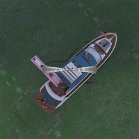 Toboggan aquatique gonflable personnalisé pour yacht, toboggan flottant hermétique pour bateau, pour le plaisir au quai de luxe