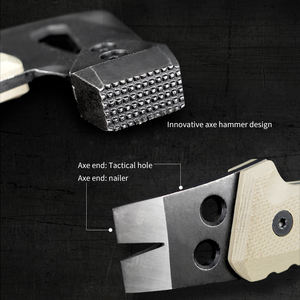 Hache de camping multitool de haute qualité marteau de hachette hache d'autodéfense avec poignée g10 - Product Image 5
