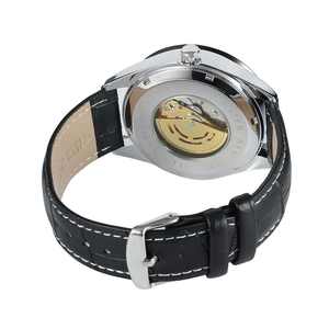 Montre mécanique lumineuse <span class=keywords><strong>de</strong></span> haute qualité pour homme T-WINNER AL564970044124, bracelet en cuir, boîtier en alliage, cadran <span class=keywords><strong>de</strong></span> 44,5 mm, résistante à <span class=keywords><strong>l</strong></span>'eau - Product Image 5