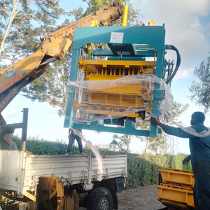 QT4-15B thủy lực tự động rỗng bê tông gạch khối Máy làm paver soild lồng vào nhau Máy làm gạch - Product Image 3