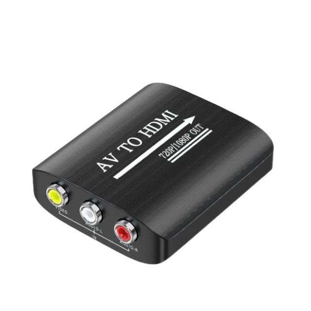 HD 1080P AV to HDMI RCA to HDMI Composite Adapter Converter With USB Cable CVBS AV Adapter for N64 Wii PS1/2/3 Xbox One SNES Etc