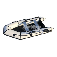 Bateau pneumatique de pêche et de navigation à rames CE RIB de 3,3 m, coque en V profond avec plancher pneumatique, PVC de 0,9 mm/1,2 mm ou Hypalon Orca, à vendre