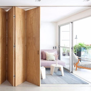 Puerta Plegable Tipo Acordeón, Puerta Corredera Interior <span class=keywords><strong>de</strong></span> <span class=keywords><strong>Madera</strong></span> Compuesta, Residencial y Comercial - Product Image 2