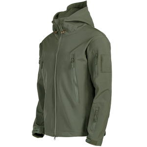 Winter Outdoor <strong>Waterproof</strong> Camouflage <strong>Warm</strong> Tactical Softshell <strong>Jacket</strong> Men's Tactical Hunting Windbreaker <strong>Jacket</strong> with Velcro - Product Image 4