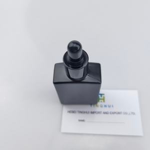 OEM OEM Flacon compte-gouttes carré transparent givré en verre de 15 ml, 30 ml, 50 ml, 100 ml pour sérum de soin de la peau, huile essentielle, parfum - Product Image 5