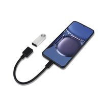 Cable de Extensión USB VCOM USB3.2 Gen1 Tipo C Macho a Tipo A Hembra, Carga Rápida de 3A, Transferencia de Datos de 5Gbps