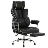 SX-51477 chaise de direction tout-PU mécanisme multifonctionnel moderne 80 # peinture 3 classes ascenseur à gaz 350mm Base PU roulette 350mm Base