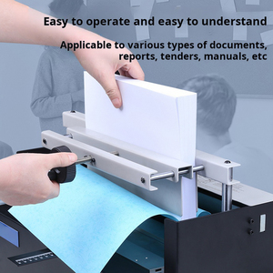 Rilegatrice Manuale a Colla 400 <span class=keywords><strong>Fogli</strong></span> Adesivo Termofusibile da Tavolo con Riscaldamento Automatico - Product Image 5