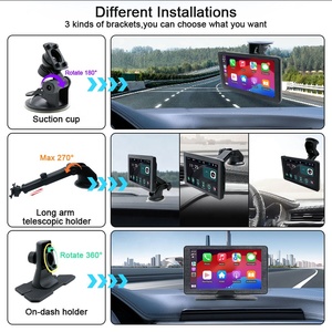Wireless Apple Carplay <strong>Android</strong> Auto 7 Inch Touch Screen Car Radio with BT Hands-<strong>Free</strong>/Mirror Link/<strong>Maps</strong> Navigation/Voice Control - Product Image 5