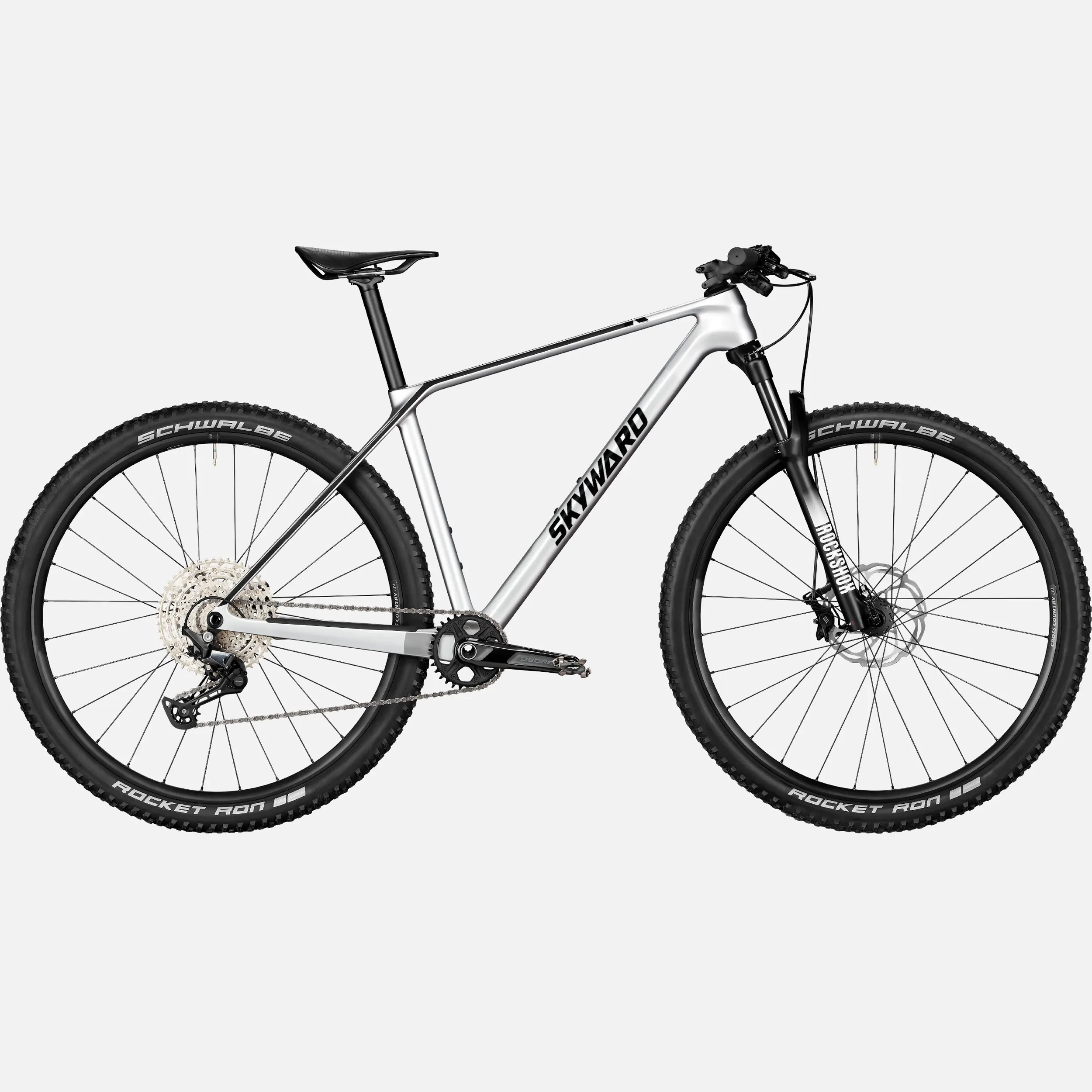 Skyward Vélos de montagne de cadre de vélo de carbone de 29 pouces avec la suspension de fourche avant