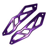 Support de pare-brise surélevé en acier inoxydable et aluminium usiné CNC 5 axes sur mesure pour Yamaha XMAX300 (brut)