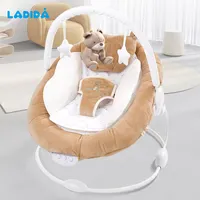 Infantil bouncer para aparelho de dormir, cadeira balanço, reclinável, com cinto de assento, para crianças pequenas, balanço