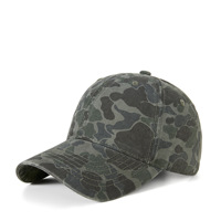 Gorra de Béisbol de Algodón Lavado con Diseño de Camuflaje Oxford, Logotipo 3D en Relieve Personalizado, Transpirable, Impermeable, Unisex, para Exteriores, Venta al Por Mayor de Fábrica