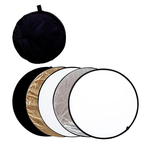 110cm Photography Reflector 5 in 1 Collapsible Multi-Disc Reflector for Photo Studio