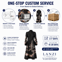 Robe Midi Florale Vintage Sur Mesure avec Ceinture pour Bureau, Soirée, Cérémonie, Mariage, Invitée, Grandes Tailles