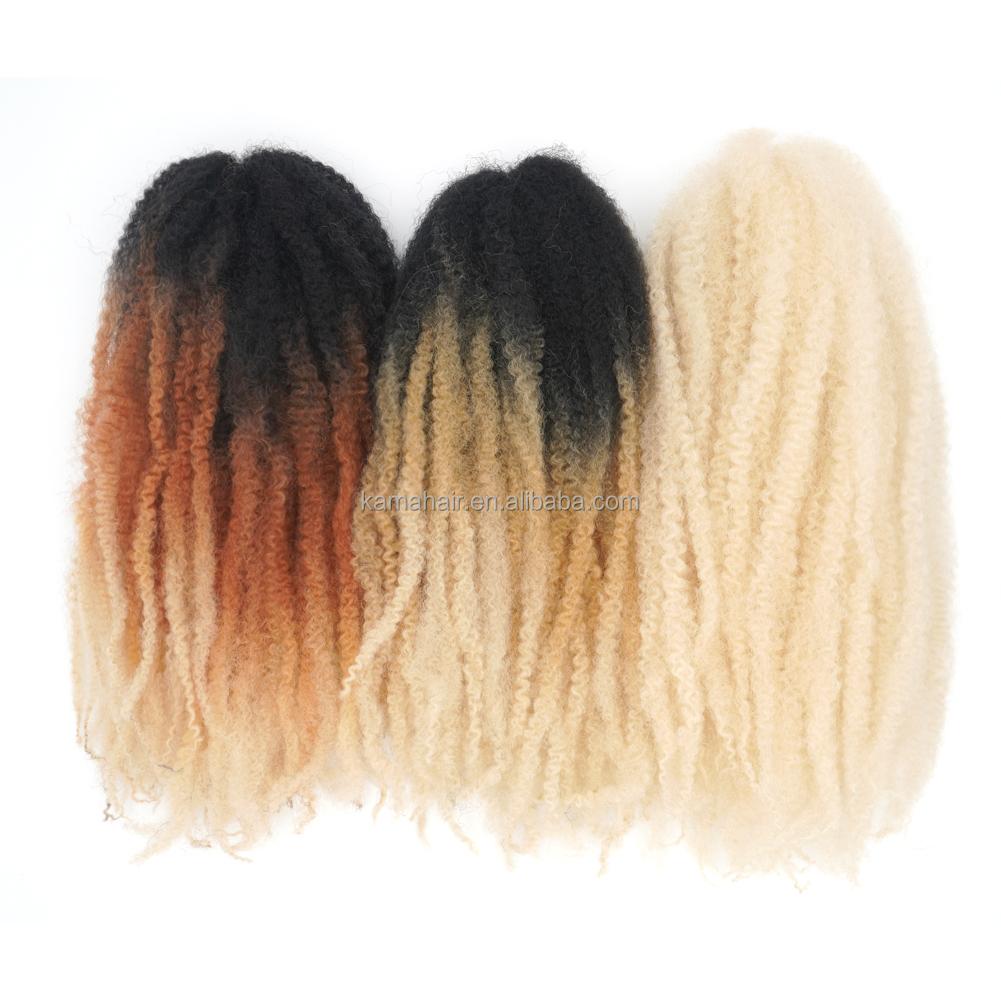 Vast Hair Workshop Craft Detail 7 for KAMA Cuban Twist Hair for Braiding Hair Afro Kinky Curly Crochet Synthetic Marley Bulk Single Weft 18inch Hair Extension