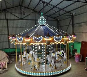 Manège de parc d'attractions économique et attrayant, carrousel électrique 12/16 places, manège pour enfants à vendre - Product Image 3