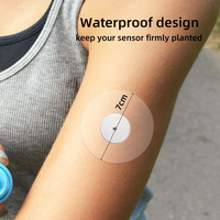 Bande adhésive transparente pour capteur CGM, couvre les capteurs Freestyle Libre 1/2/3, patchs adhésifs imperméables pour capteur