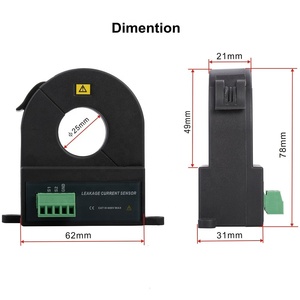 Capteur de courant de fuite haute précision de type split ETCR025K, résolution 1µA, 60A AC, 600V AC, pour oscilloscope et contrôle industriel numérique - Product Image 4