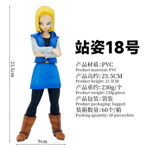 หุ่นตัวการ์ตูนรุ่น23cm, แอนดรอยด์17หุ่นแอ็กชัน PVC <span class=keywords><strong>18</strong></span>หุ่นสำหรับเด็ก - Product Image 3
