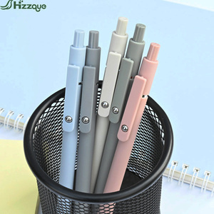 Bolígrafo <span class=keywords><strong>de</strong></span> gel personalizado Morandi sencillo para estudiantes, bolígrafo <span class=keywords><strong>de</strong></span> <span class=keywords><strong>tinta</strong></span> negra <span class=keywords><strong>de</strong></span> 0,5mm con logotipo personalizado, suministro <span class=keywords><strong>de</strong></span> papelería al por mayor - Product Image 3
