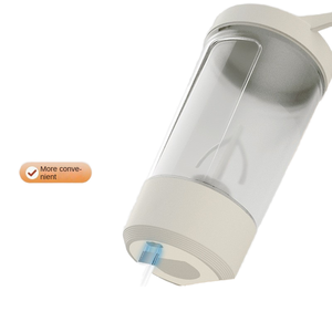 Blender Portabel Isi Ulang USB Tombol Tekan Rendah Kebisingan Cangkang Plastik 2 Bilah 2.2W Multifungsi Kapasitas 400ml - Product Image 1