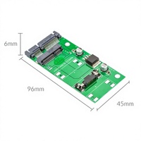 Carte d'extension MSATA vers SATA 3.0, adaptateur d'interface SSD vers 6 Gbit/s pour double MSATA