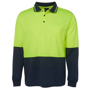 Camiseta Polo de Seguridad Reflectante de Dos Tonos con Logotipo Personalizado para Trabajadores de <span class=keywords><strong>la</strong></span> Construcción, Seguridad <span class=keywords><strong>en</strong></span> Exteriores, Alta Visibilidad - Product Image 4