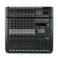 Console de mixage professionnelle 6/8/12/canaux avec lecteur USB amplificateur, avec fonction d'enregistrement