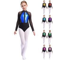 6-16 Body pour filles enfants Dancewear Performance scène danse porter enfants patinage artistique compétition gymnastique justaucorps
