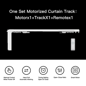 Manufacturer Smart Home Products Motorized Aluminum <strong>Curtain</strong> Motor and Track Ceiling Electric <strong>Curtain</strong> Track <strong>Rail</strong>